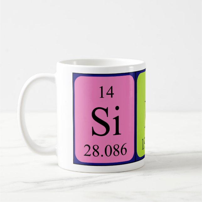Siiri periodic table name mug (Left)