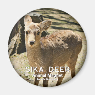 Sika Deer マグネット Magnet