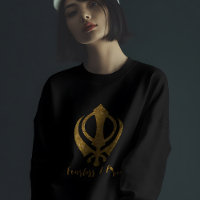 Sikh Khanda "Fearless & Free" 