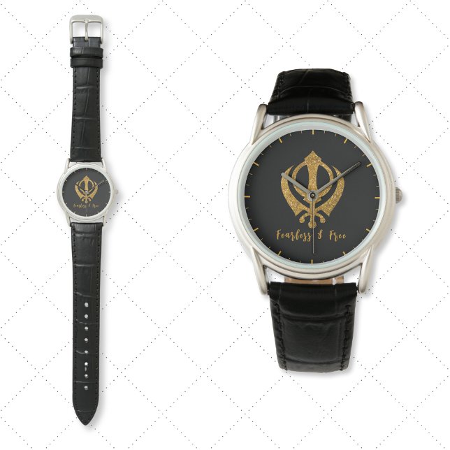 Sikh Khanda "Fearless & Free"  Watch (Creator Uploaded)