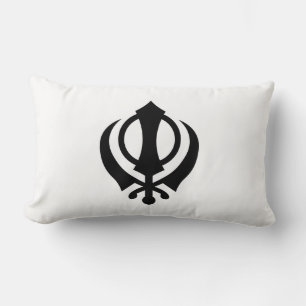Sikh Khanda Lumbar Cushion