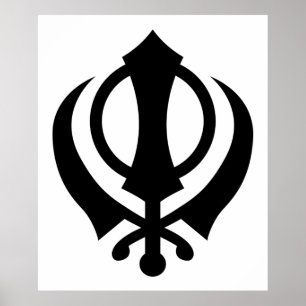 Sikh Khanda Poster
