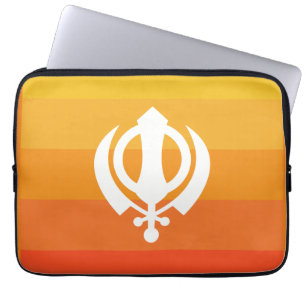 Sikh Khanda Symbol Laptop Sleeve