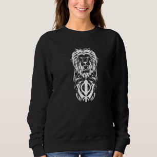 Sikh Singh Lion Khanda Sweatshirt