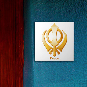Sikh Symbol Ceramic Tile