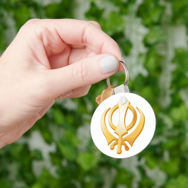 Sikh Symbol Key Ring (Hand)