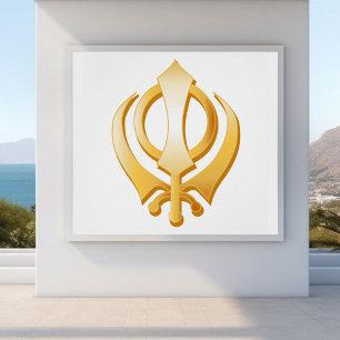 Sikh Symbol Poster