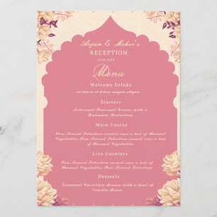 Sikh Wedding Reception Menu   budget Flat Menu