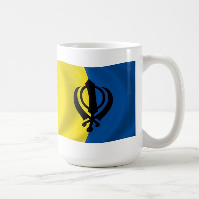 Sikhism Flag Mug (Right)