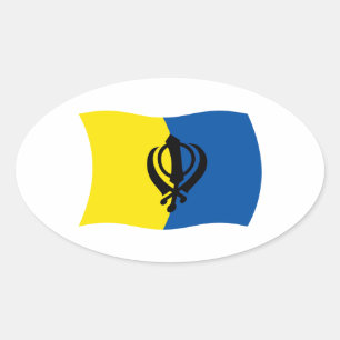 Sikhism Flag Sticker