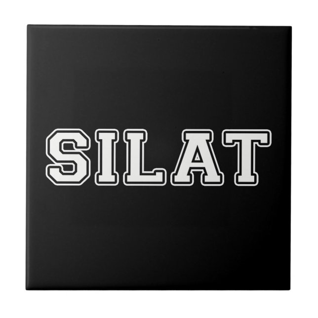 Silat Ceramic Tile (Front)