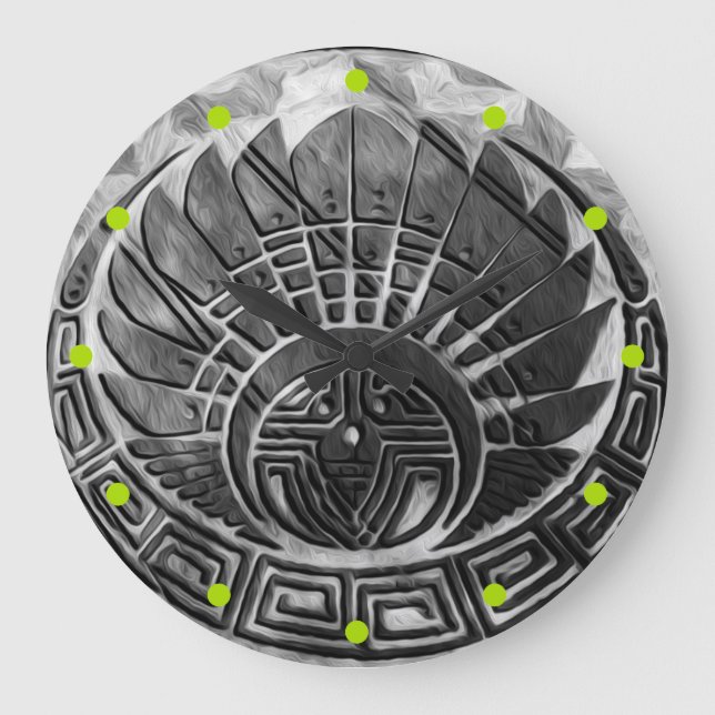 Silbury Hill Crop Circle Large Clock (Front)