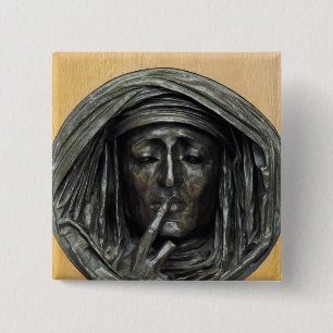 Silence, 1848 15 cm square badge