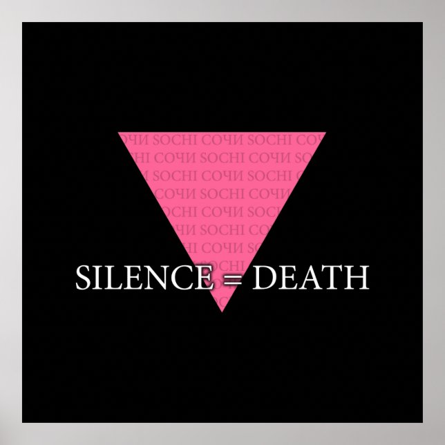 Silence = Death Poster (Front)