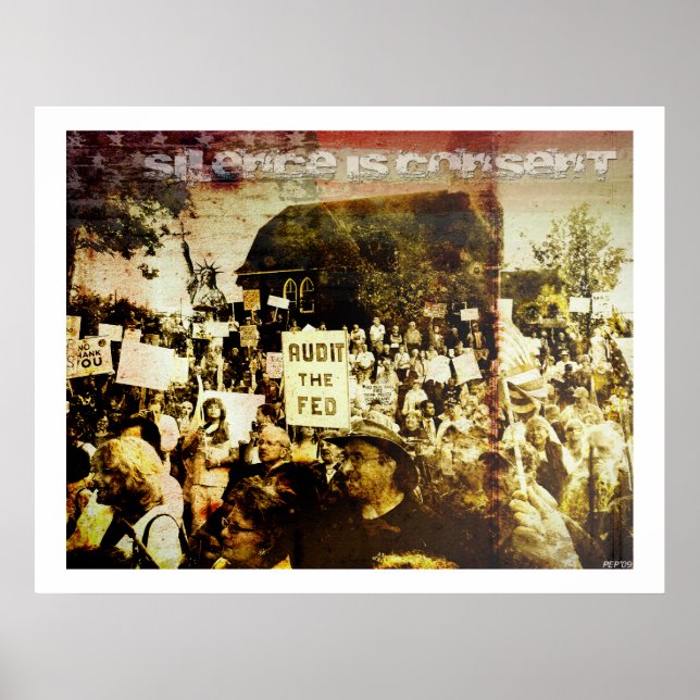 Silence Is Consent Poster (Front)