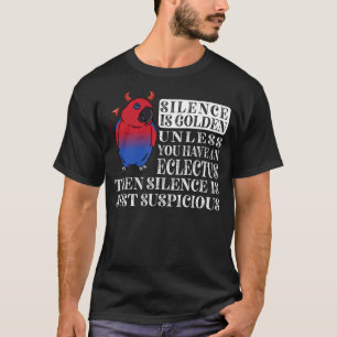 Silence Is Golden Parrot I Female Eclectus T-Shirt