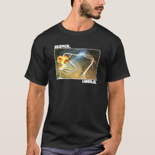 Silence Liberal Meme Lazer Eyes Crab T-Shirt