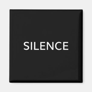Silence Meditation Inspirational Yoga Beach And Ca Magnet