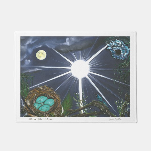 Silence of Sacred Space Doormat (Front)