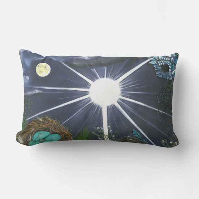Silence of Sacred Space Lumbar Cushion (Front)