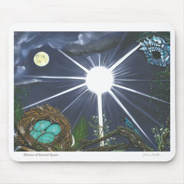 Silence of Sacred Space Mouse Pad (Front)