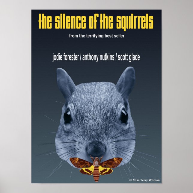 Silence of the Squirrels - a Parody Poster (Front)