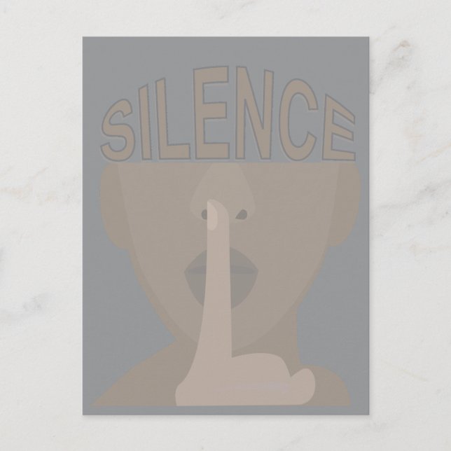 Silence Postcard (Front)