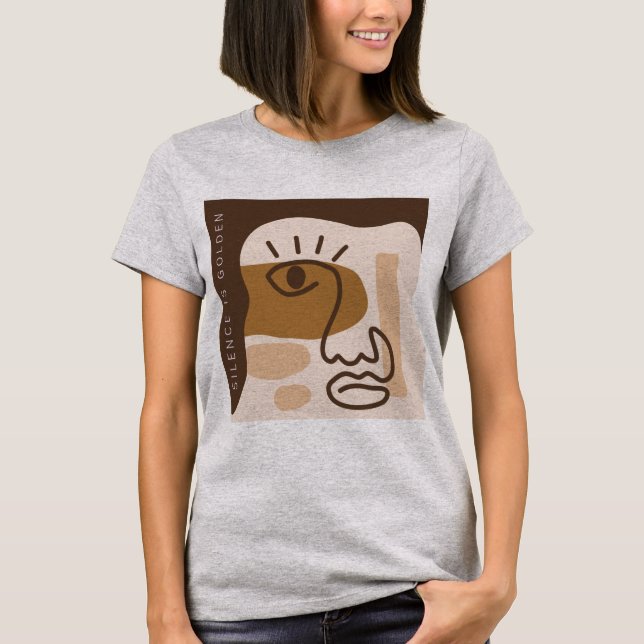 silence quotes T-Shirt (Front)