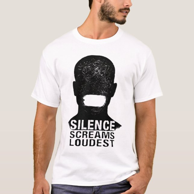 Silence Screams T-Shirt (Front)