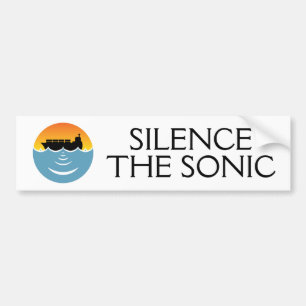 silence the sonic bumper sticker