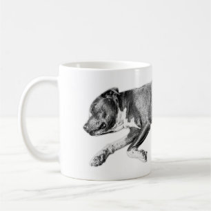 Silent Afternoon – Resting Companion Sketch Coffee Mug