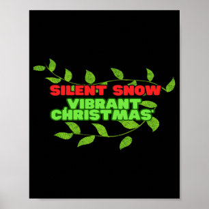 Silent And Vibrant Christmas  Poster
