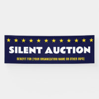 Silent Auction with stars and benefit information