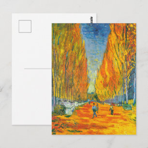 Silent Avenue,Les Alyscamps by Vincent van Gogh Postcard