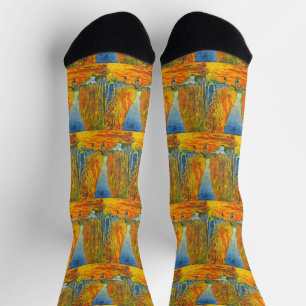 Silent Avenue,Les Alyscamps by Vincent van Gogh Socks