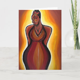 Silent Beauty Greeting Card