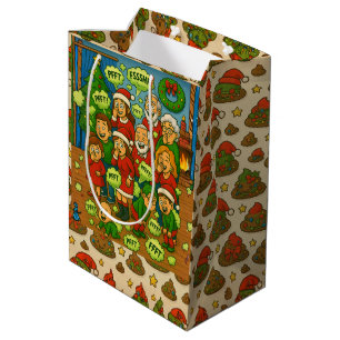 Silent But Deadly Night A Farting Christmas Family Medium Gift Bag