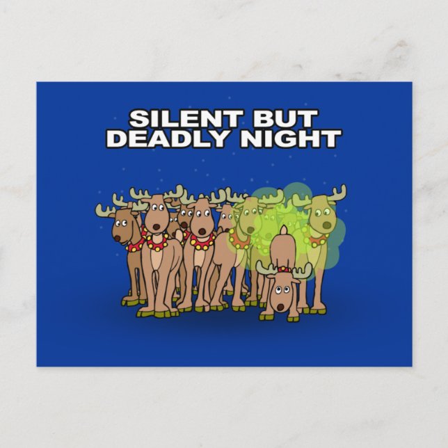 Silent But Deadly Night Postcard (Front)