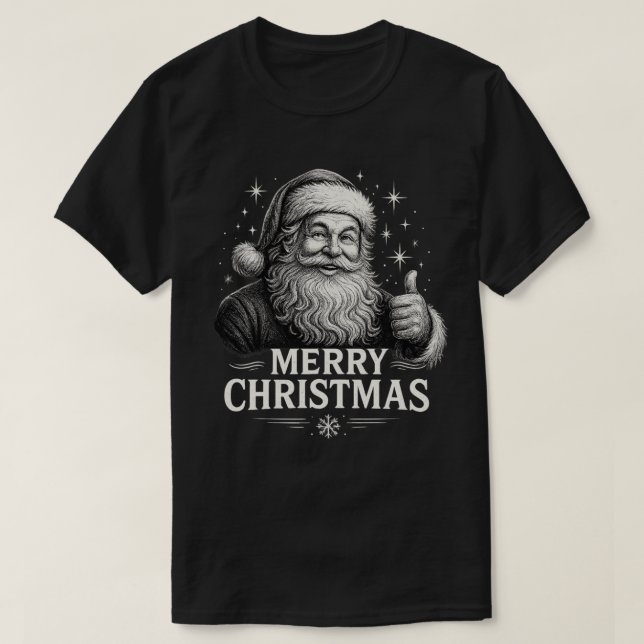 Silent Cabin — Christmas in Stillness T-Shirt (Design Front)