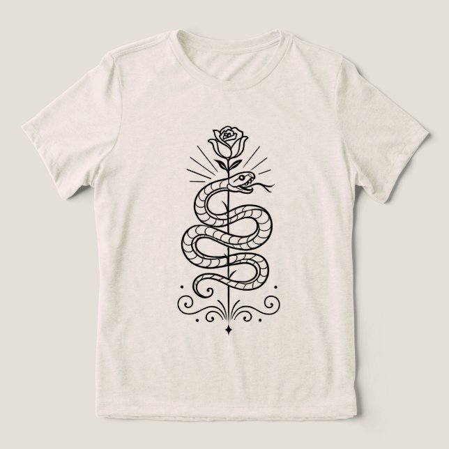Silent Coil Tri-Blend Shirt (Design Front)