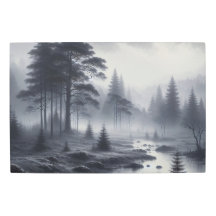 Silent Echoes: The Monochrome Majesty Forest