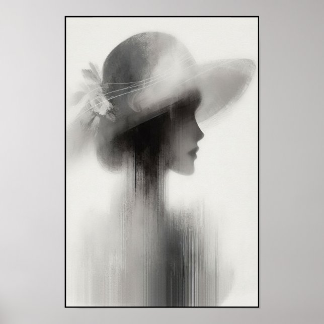Silent Elegance Abstract Poster (Front)