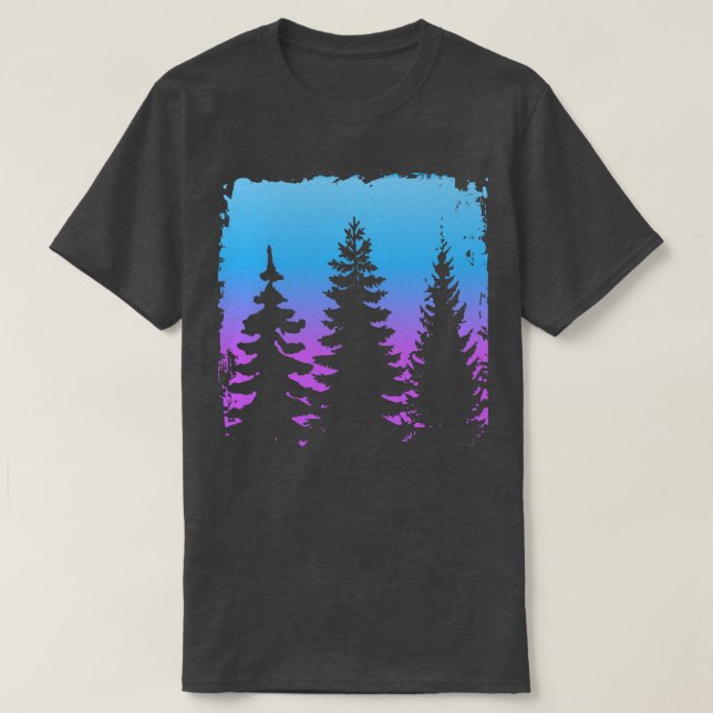 Silent forest scenery T-Shirt (Design Front)