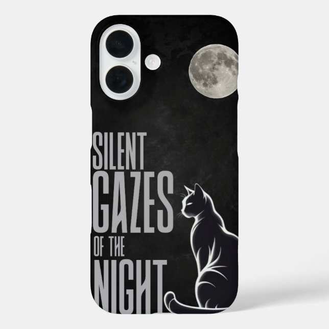 “Silent Gazes of the Night  Dark Night iPhone Case (Back)