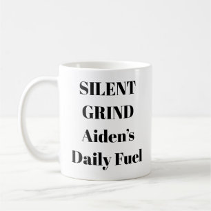 Silent Grind Mug – Personalized Hustle Reminder