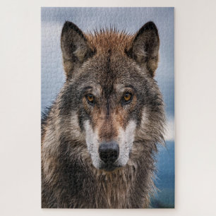Silent Guardian – A Powerful Portrait of the Wolf Jigsaw Puzzle