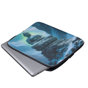 Silent Guardian of the Peaks Laptop Sleeve