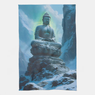 Silent Guardian of the Peaks Tea Towel