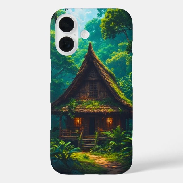 Silent House in the Tropical Forest Case-Mate iPhone Case (Back)