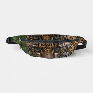 "Silent Hunter: The Jaguar Stalks the Forest" Bum Bags
